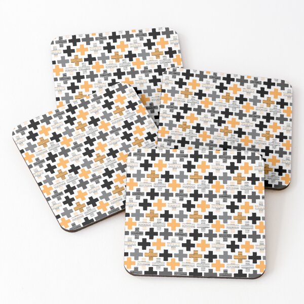 Artikelvorschau, Geometric Cross - Orange entworfen und verkauft von Rainbows Galore.