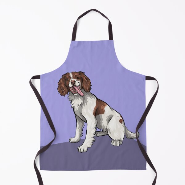 Item preview, Springer Spaniel | Cute Dog Art | Purple Background designed and sold by shirinsart.