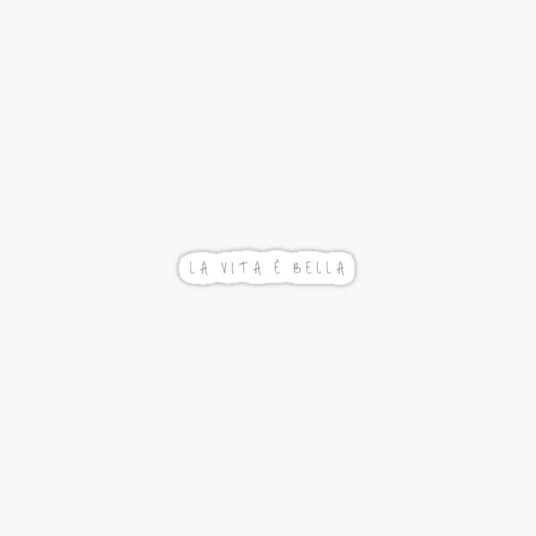Item preview, La vita è bella - Life Is Beautiful designed and sold by casualforyou.