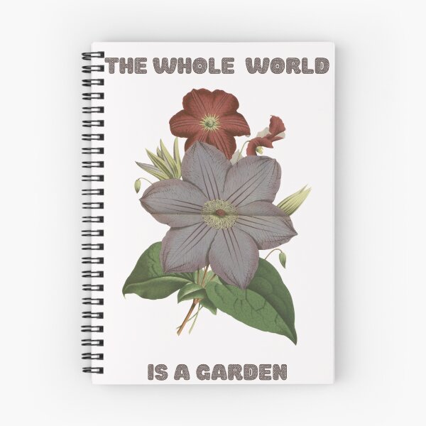 Item preview, THE WHOLE WORLD IS A GARDEN designed and sold by netdota.