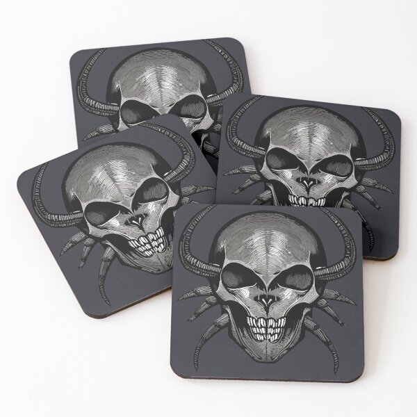 Item preview, #SkullLove Alien Skull designed and sold by MindGlowArt.