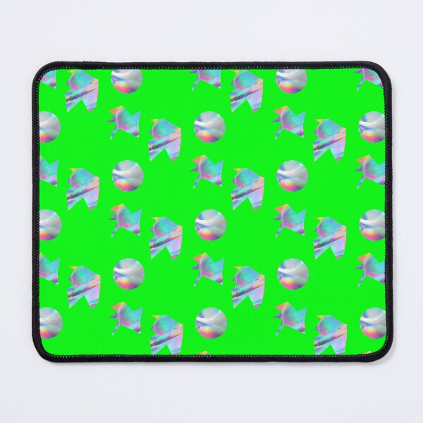 Item preview, Green neon geometric pattern | Green metallic pattern designed and sold by lausn.