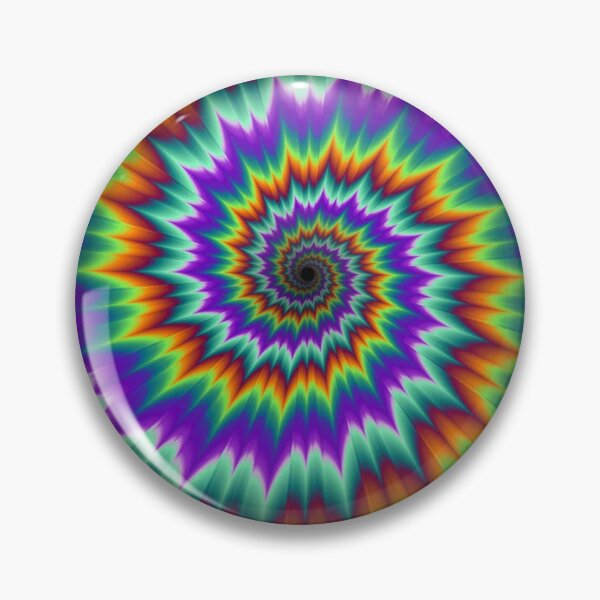Item preview, Splash Multicolor fractal opt art designed and sold by OptLuv.
