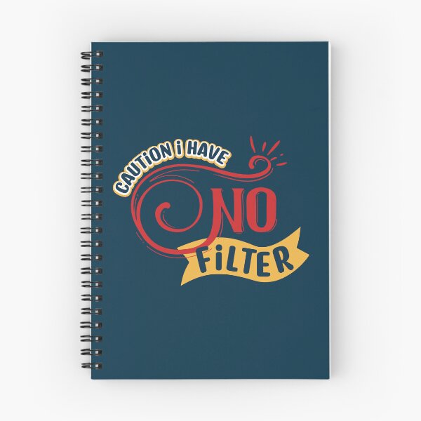 Item preview, Caution I Have No Filter - Sarcastic Humor designed and sold by DebbisPalette.