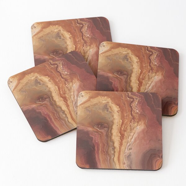 Burnt Sienna Coasters (Set of 4)