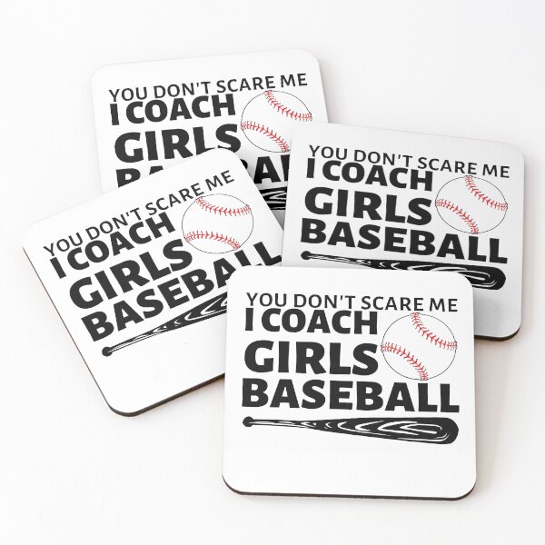 Item preview, You Don't Scare Me I Coach Girls Baseball - Baseball gift for girls designed and sold by MouDantArts.