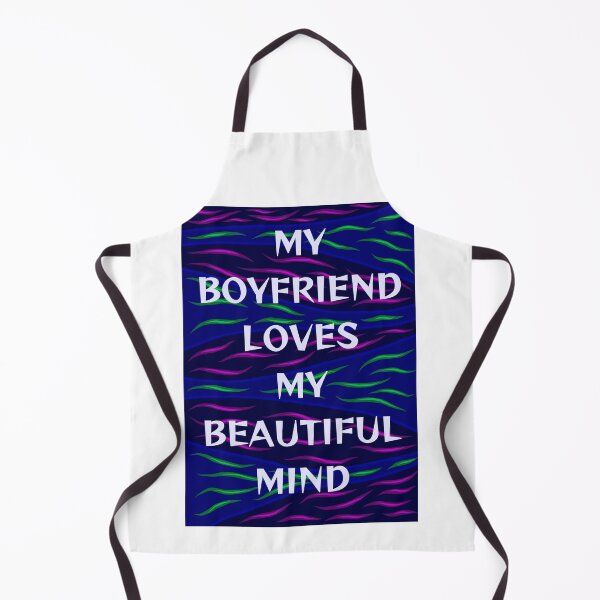 Item preview, Radical Feminist Humanist Quote - My Boyfriend Loves My Beautiful Mind designed and sold by LethalPixieDust.