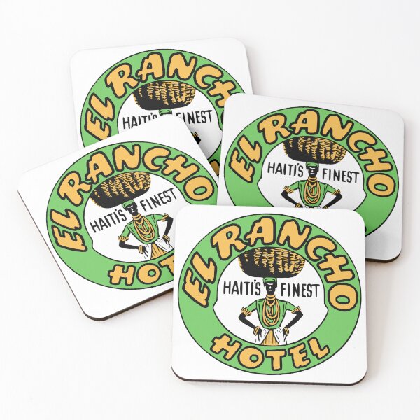 Item preview, El Rancho Hotel Haiti's Finest - Vintage Travel Sticker - Vintage Luggage Label designed and sold by chrisrivait.