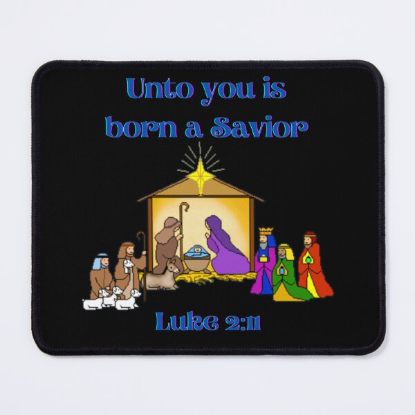 Item preview, A Savior is Born Nativity Scene ~ Luke 2:11 designed and sold by RhondaCGoins.
