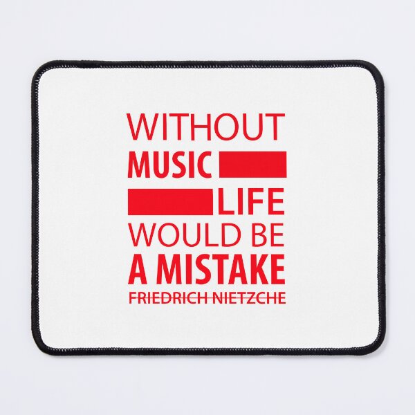 Item preview, Without Music Life Would be A Mistake. Musicians gifts. designed and sold by paulo silveira.