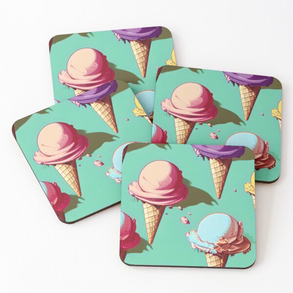 Item preview, Ice cream cone pattern art modern designed and sold by KishShop.