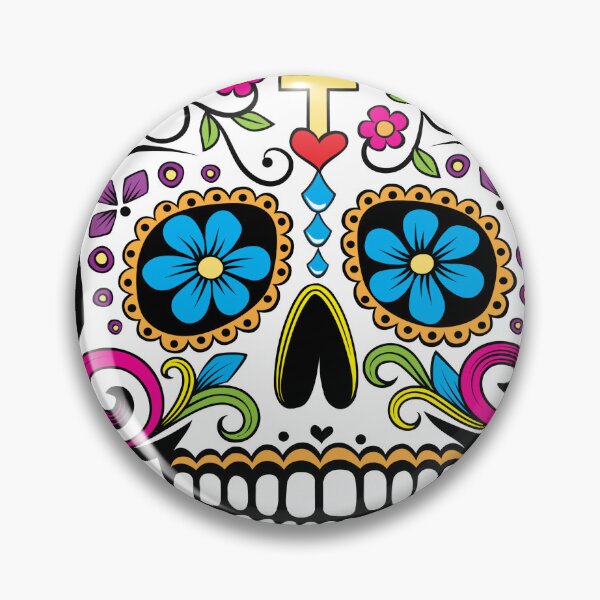 Item preview, Day Of The Dead Skull designed and sold by egregstudio.