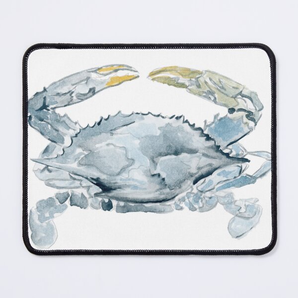 Item preview, Watercolor Silver Crab designed and sold by katiedavisburke.