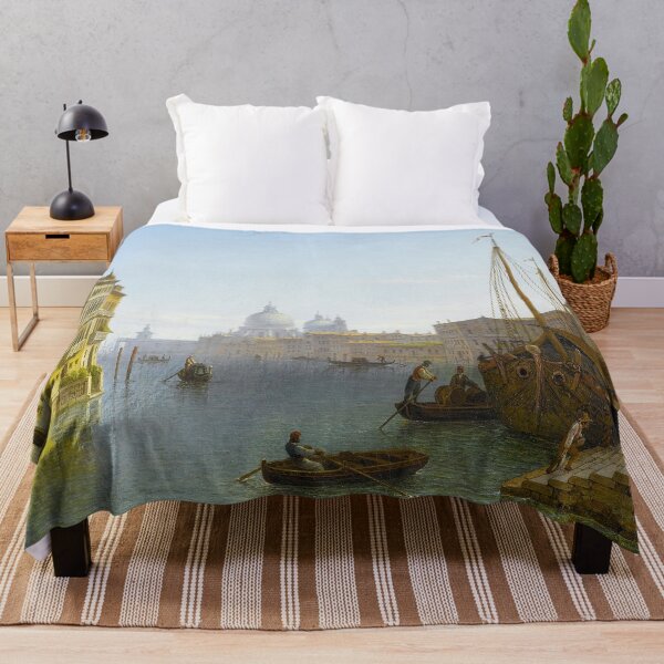 Item preview, Carl Morgenstern Grand Canal overlooking Santa Maria della Salute designed and sold by OldTimeArt.