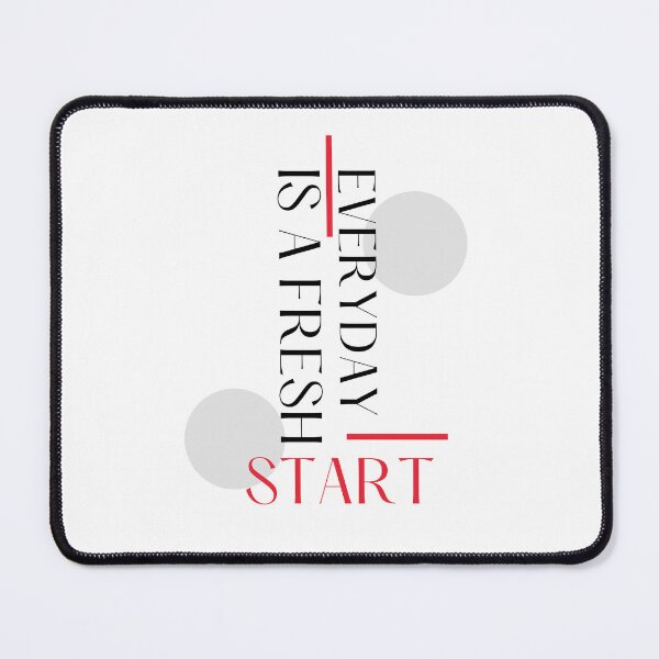 Item preview, Everyday Is A Fresh Start Black and Red designed and sold by Fine-One-Art.