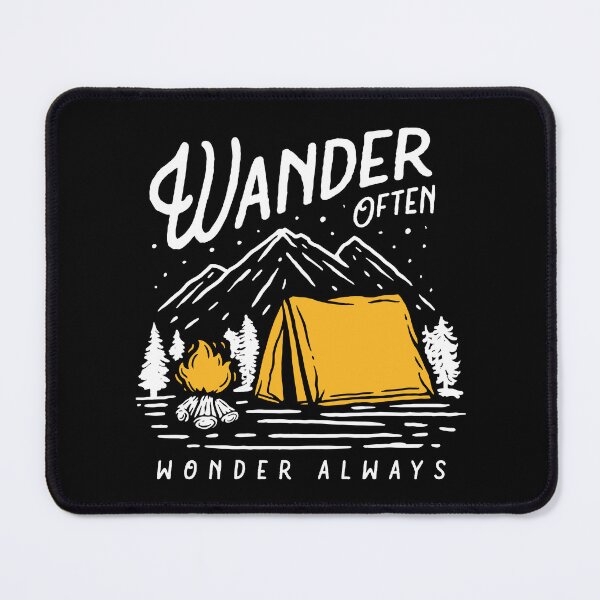 Item preview, Wander often-wandes always Adventure Camping designed and sold by BELASKRI STORE.