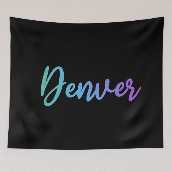 Item preview, Denver Colorado - rainbow name of city - American city designed and sold by ALLURE-minimal.