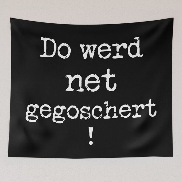 Item preview, gegoschert, cheeky Palatinate sayings designed and sold by Kirei-Lily.