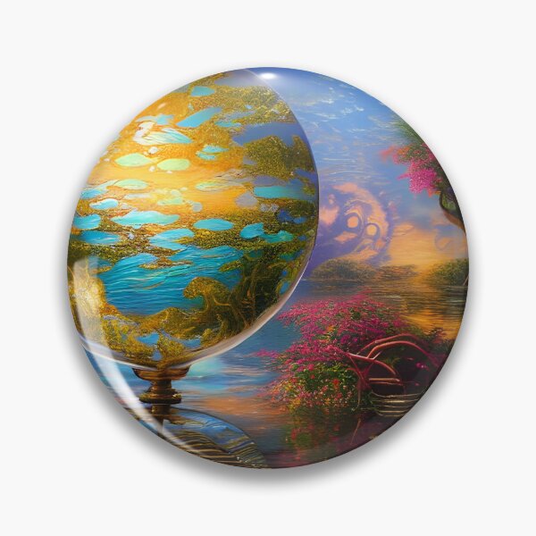 Item preview, Fantasy Water Planet Fancy Globe designed and sold by AlteredUrbane.