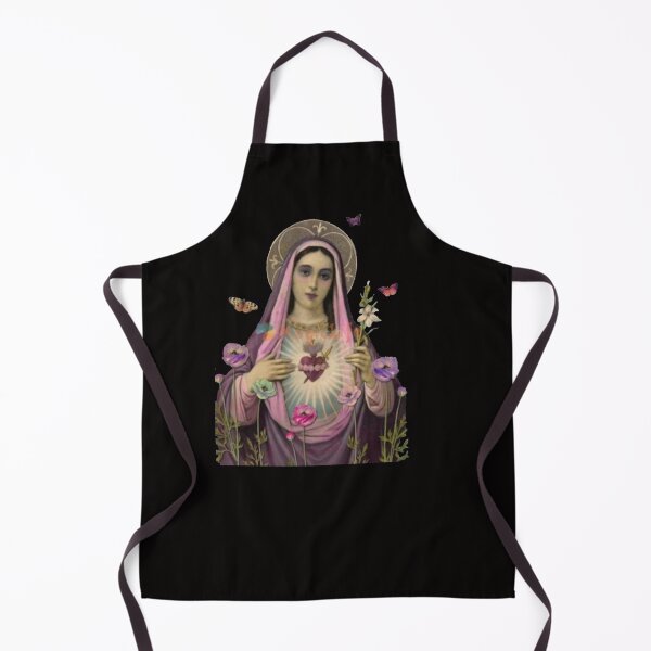 Item preview, Mother Mary With Butterflies and Flowers  .2. designed and sold by Rowena Jones.