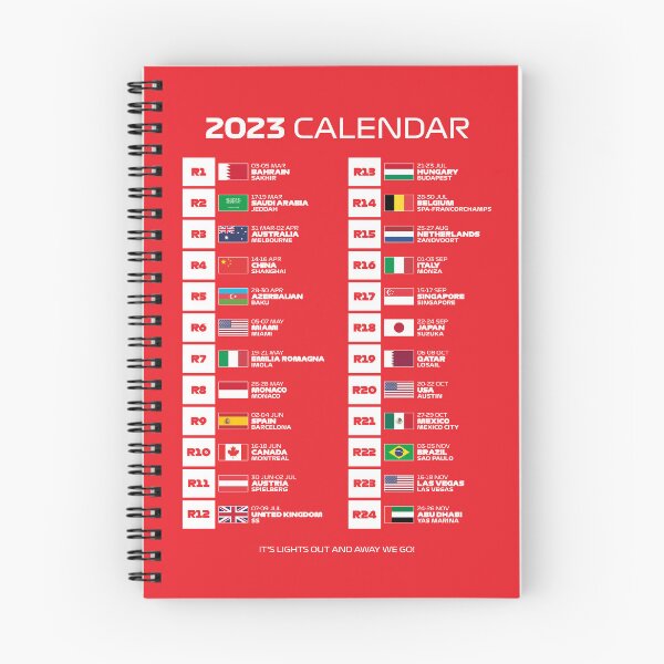 Item preview, 2023 Season Calendar - It's Lights Out and Away We Go (Red BG) designed and sold by FilipeFerreira.