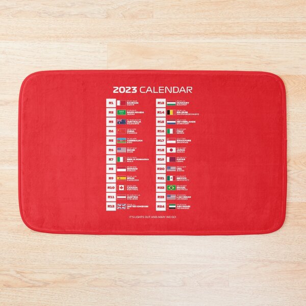 Item preview, 2023 Season Calendar - It's Lights Out and Away We Go (Red BG) designed and sold by FilipeFerreira.