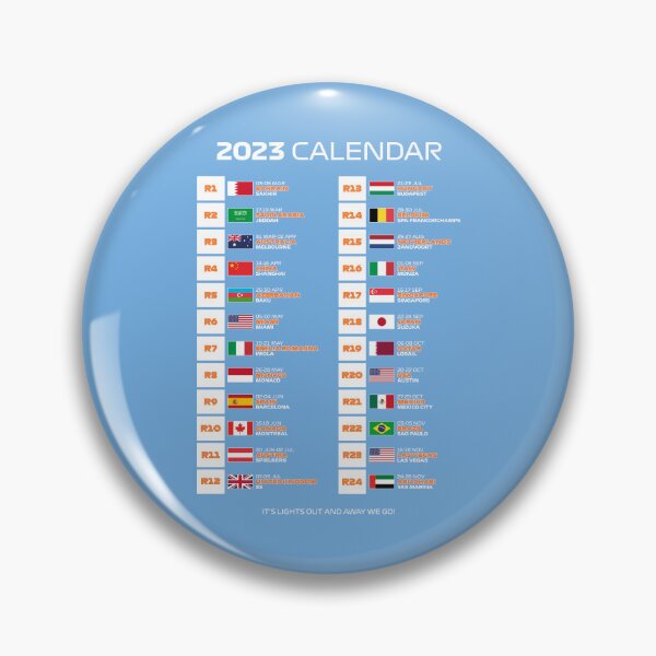 Item preview, 2023 Season Calendar - It's Lights Out and Away We Go (Blue BG) designed and sold by FilipeFerreira.