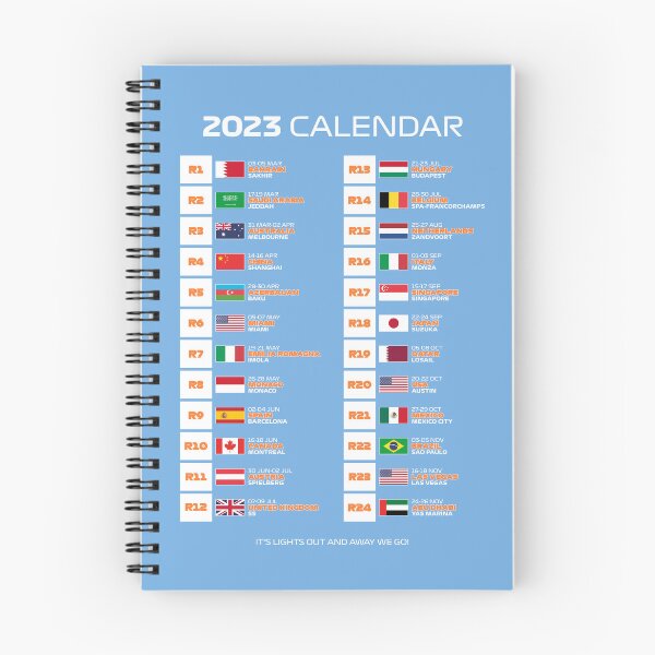 Item preview, 2023 Season Calendar - It's Lights Out and Away We Go (Blue BG) designed and sold by FilipeFerreira.
