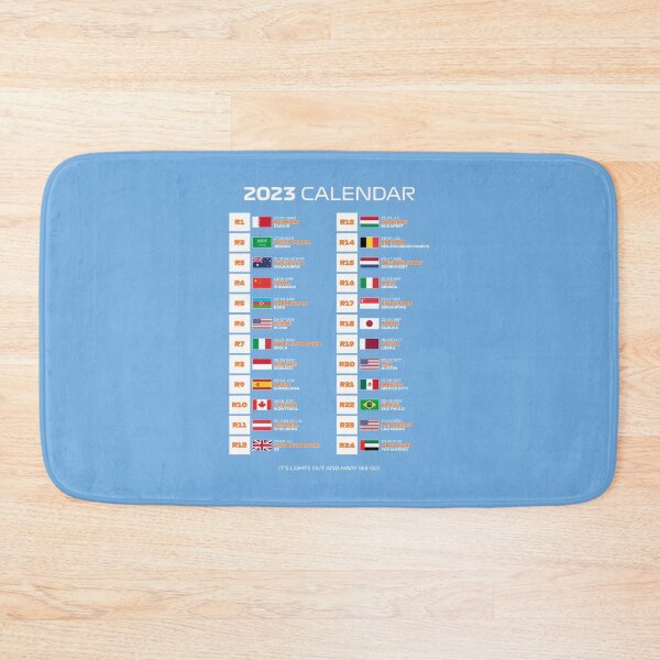 Item preview, 2023 Season Calendar - It's Lights Out and Away We Go (Blue BG) designed and sold by FilipeFerreira.