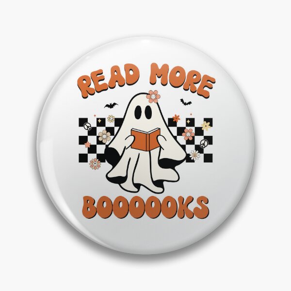 Item preview, Read More Books Groovy Halloween Boo Ghost Read a Book designed and sold by Tatus Brinal.