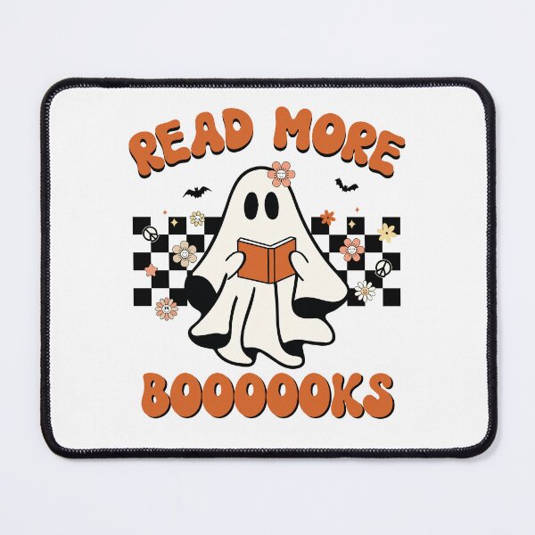 Item preview, Read More Books Groovy Halloween Boo Ghost Read a Book designed and sold by Tatus Brinal.