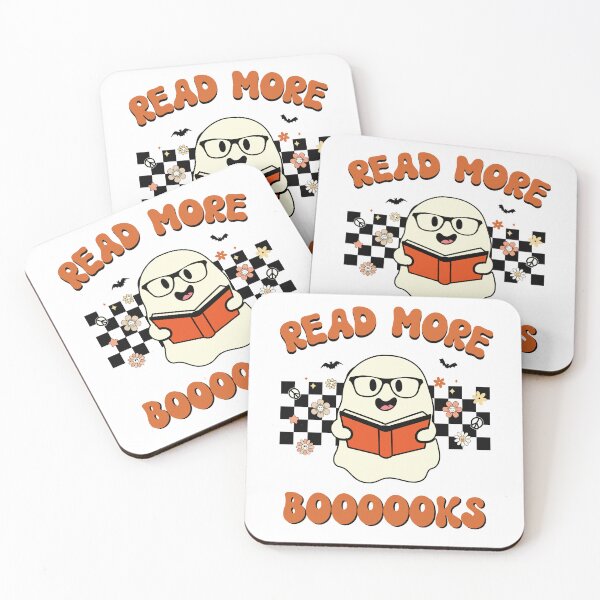 Item preview, Read More Books Groovy Halloween Ghost Read a Book designed and sold by Tatus Brinal.