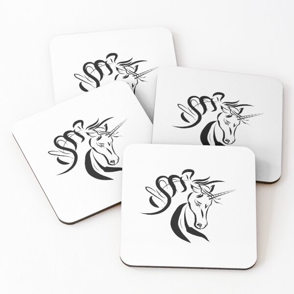 Item preview, Unicorn line art drawing designed and sold by LineArtDrawing.