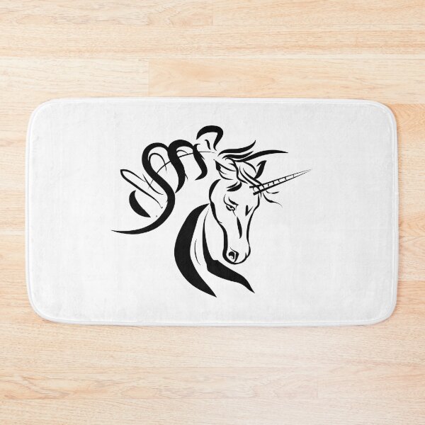 Item preview, Unicorn line art drawing designed and sold by LineArtDrawing.