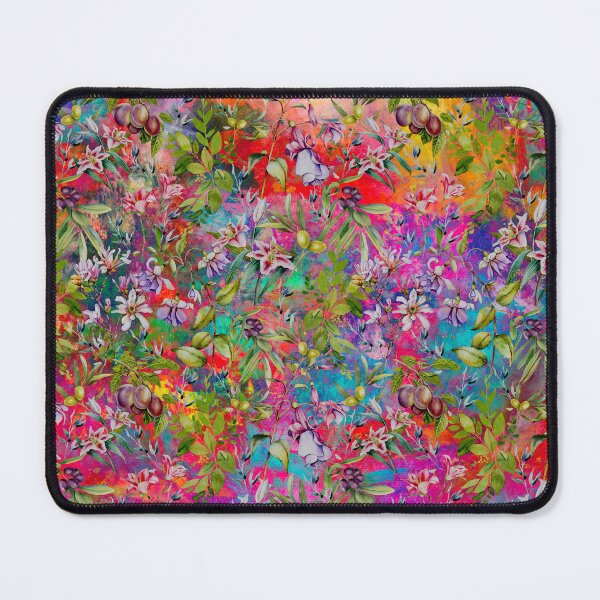 Item preview, Sweet florals and blooms, roses and flowers, botanical pattern, botanical pattern, flowers illustration, floral seamless, multicoloured red floral designed and sold by ZeinabTaha.