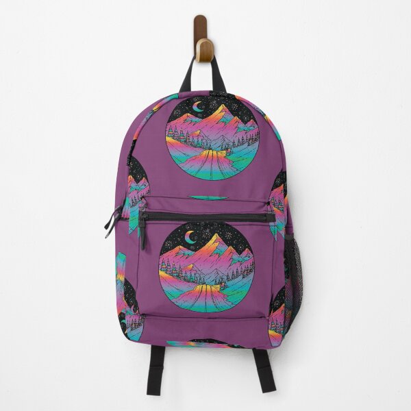 Item preview, colorful moon and fireworks sky mountains adventure designed and sold by XXgooddeedXX.