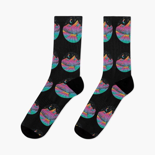 Item preview, colorful moon and fireworks sky mountains adventure designed and sold by XXgooddeedXX.