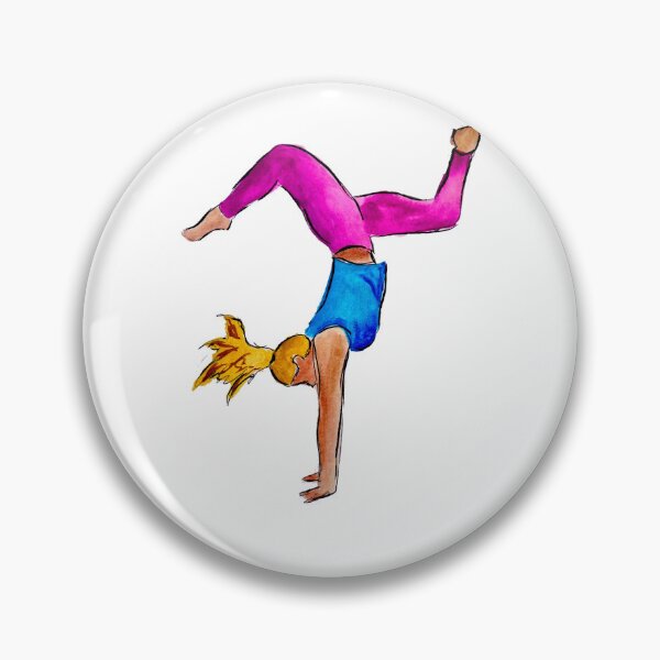 Item preview, Blonde Girl Doing Handstand designed and sold by julyperson.
