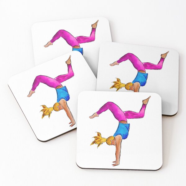 Item preview, Blonde Girl Doing Handstand designed and sold by julyperson.