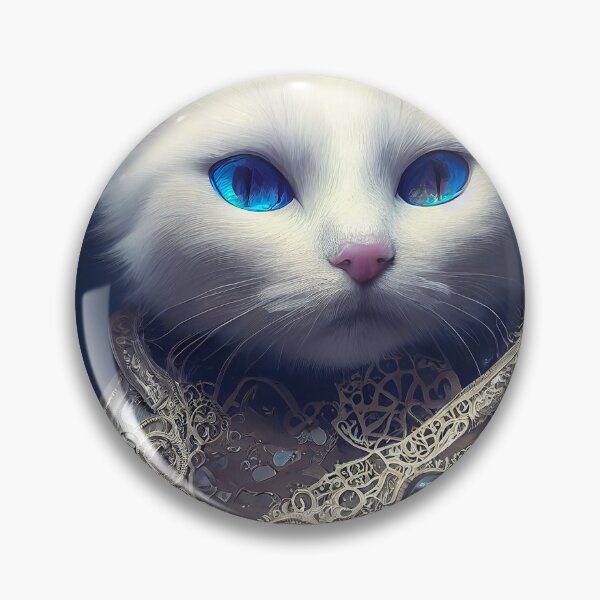 Item preview, Steampunk white cat designed and sold by ladarkepoque.