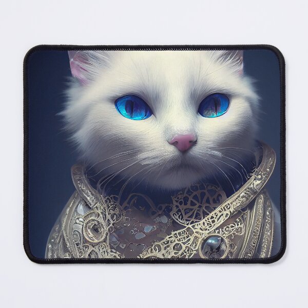 Item preview, Steampunk white cat designed and sold by ladarkepoque.