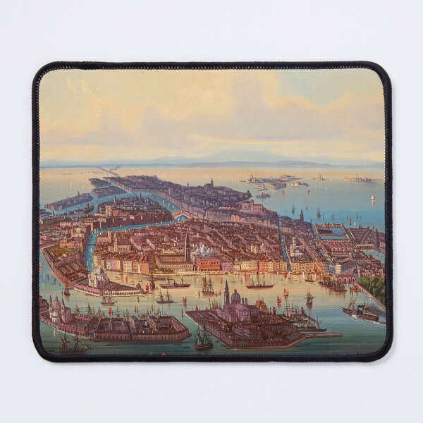 Item preview, A Panoramic View of Venice | Albert Rieger | 1867 Cityscape Art designed and sold by CJET.