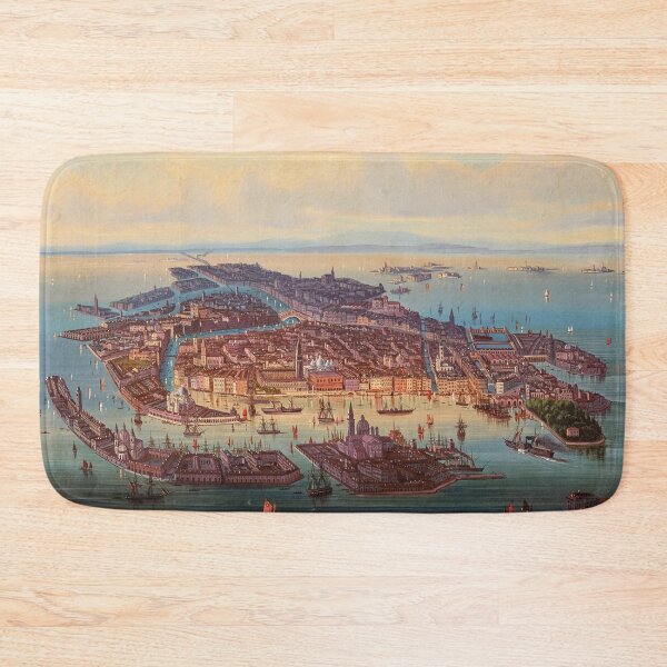 Item preview, A Panoramic View of Venice | Albert Rieger | 1867 Cityscape Art designed and sold by CJET.