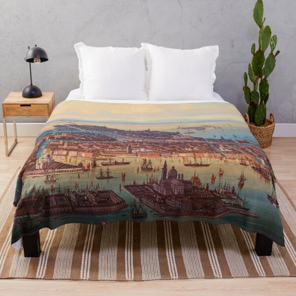 Item preview, A Panoramic View of Venice | Albert Rieger | 1867 Cityscape Art designed and sold by CJET.