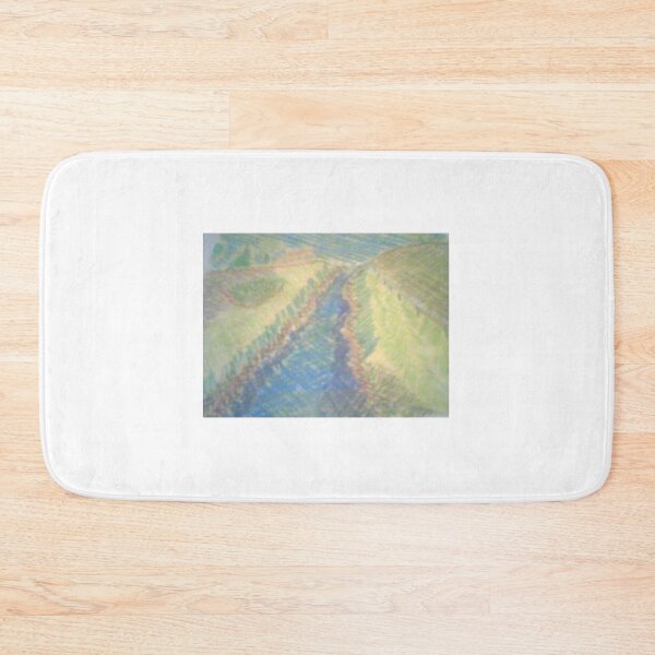 Item preview, River between two fields (raw) designed and sold by CharlieDingler.