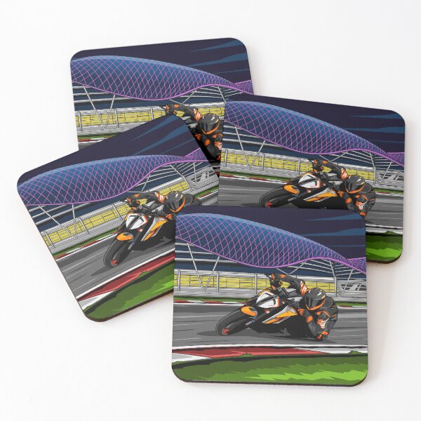 Item preview, SuperDuke on the race track designed and sold by MotorcycleLove.