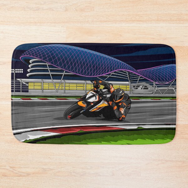 Item preview, SuperDuke on the race track designed and sold by MotorcycleLove.