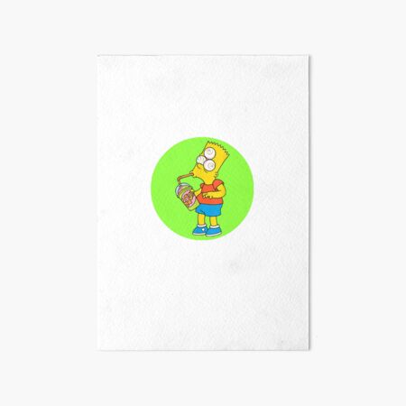 Bart sad Art Board Print by Loony80