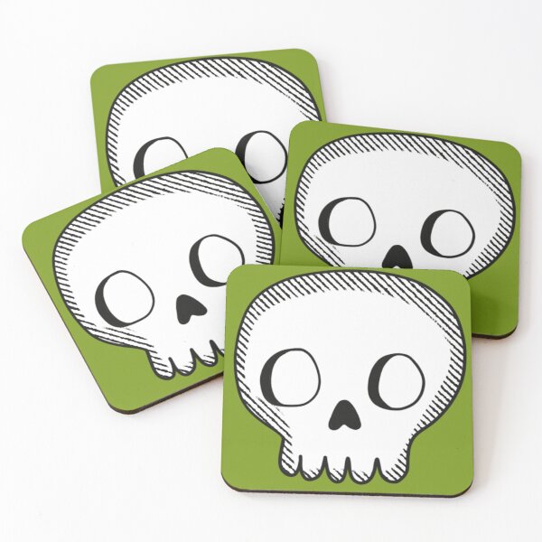 Item preview, Cute Skull Green designed and sold by susycosta.