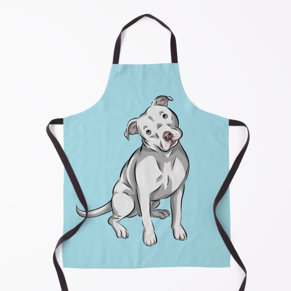 Item preview, Cute White American Pitbull Terrier | Cartoon Dog designed and sold by shirinsart.